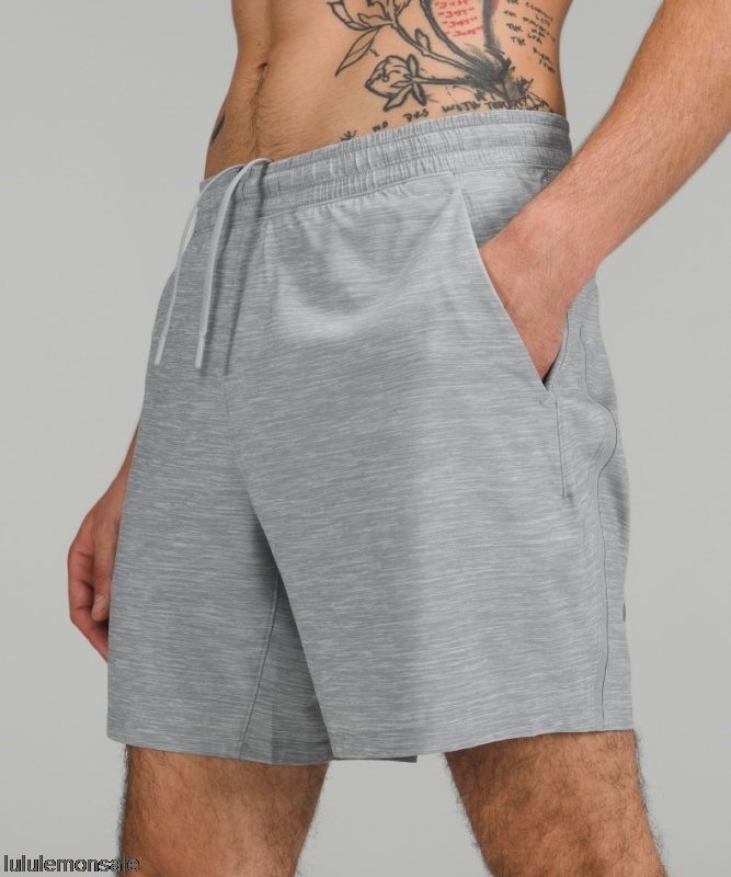 Lululemon Deutschland DELULU826 | Lululemon Deutschland Heather Allover Sea Pace Breaker Gefüttert Kurz 7